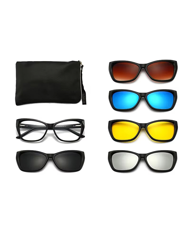 Óculos 6 em 1 - Lentes Magnéticas + ESTOJO DE BRINDE